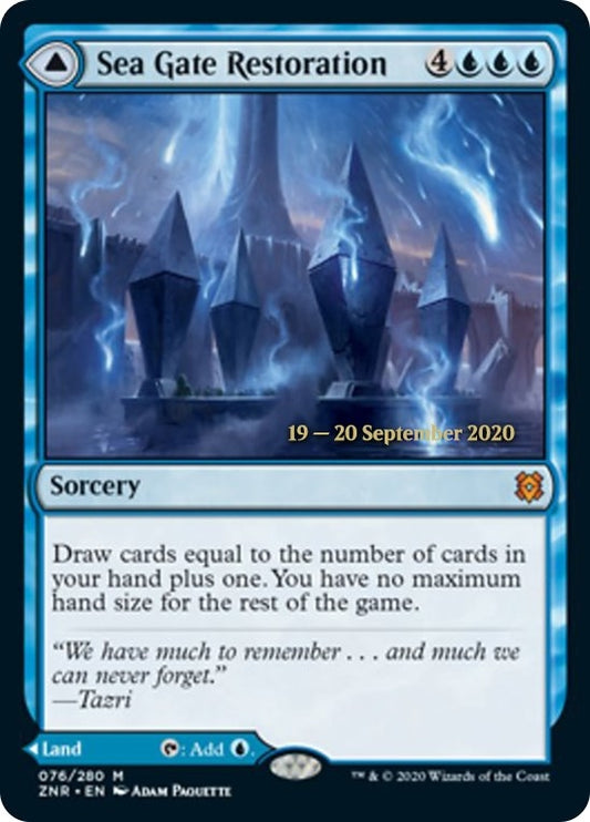 Image for Sea Gate Restoration (76) (Prerelease Cards) - Magic: The Gathering