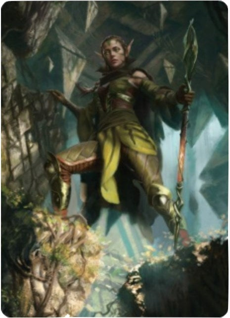 Image for Nissa of Shadowed Boughs Art Card (5/81) (5) (Art Series: Zendikar Rising) - Magic: The Gathering