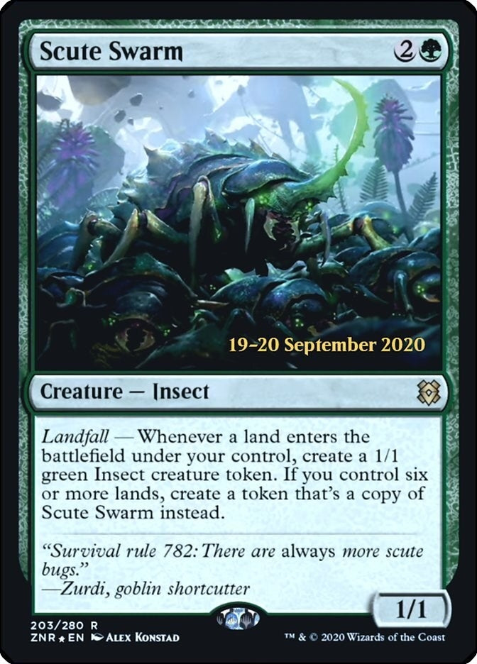 Image for Scute Swarm (203) (Prerelease Cards) - Magic: The Gathering