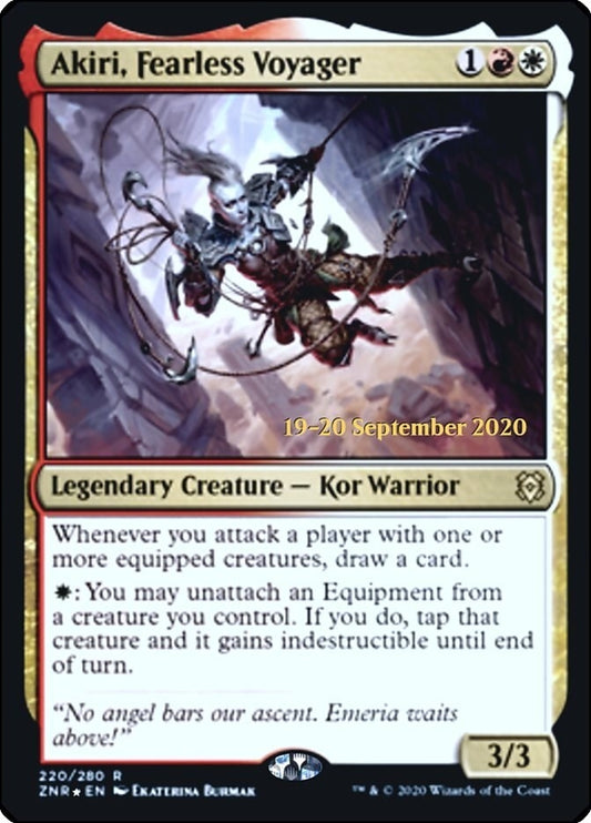 Image for Akiri, Fearless Voyager (220) (Prerelease Cards) - Magic: The Gathering