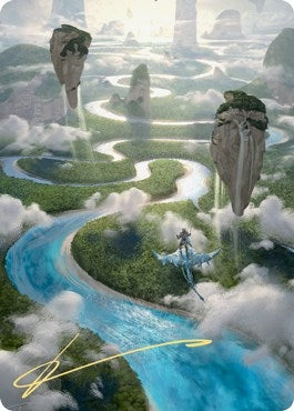 Image for Clearwater Pathway Art Card (Gold-Stamped Signature) (25) (Art Series: Zendikar Rising) - Magic: The Gathering
