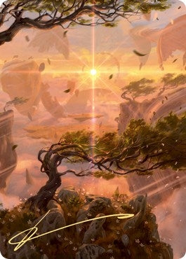 Image for Windswept Heath Art Card (Gold-Stamped Signature) (30) (Art Series: Zendikar Rising) - Magic: The Gathering