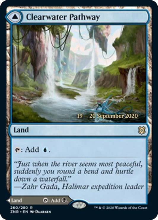 Image for Clearwater Pathway (260) (Prerelease Cards) - Magic: The Gathering