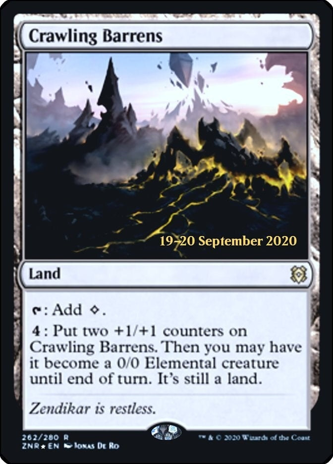 Image for Crawling Barrens (262) (Prerelease Cards) - Magic: The Gathering