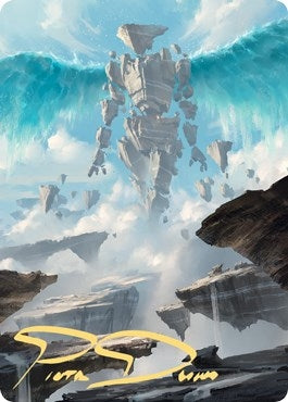 Image for Celestial Colonnade Art Card (Gold-Stamped Signature) (33) (Art Series: Zendikar Rising) - Magic: The Gathering