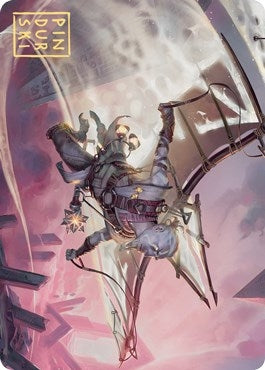 Image for Kitesail Cleric Art Card (Gold-Stamped Signature) (40) (Art Series: Zendikar Rising) - Magic: The Gathering