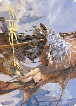 Image for Sea Gate Banneret Art Card (Gold-Stamped Signature) (43) (Art Series: Zendikar Rising) - Magic: The Gathering