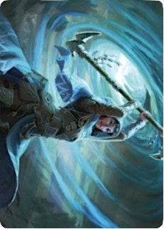 Image for Sea Gate Stormcaller Art Card (50) (Art Series: Zendikar Rising) - Magic: The Gathering