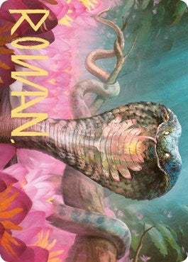 Image for Lotus Cobra Art Card (Gold-Stamped Signature) (71) (Art Series: Zendikar Rising) - Magic: The Gathering