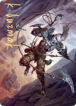 Image for Akiri, Fearless Voyager Art Card (Gold-Stamped Signature) (74) (Art Series: Zendikar Rising) - Magic: The Gathering