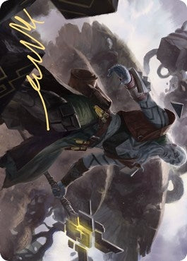Image for Orah, Skyclave Hierophant Art Card (Gold-Stamped Signature) (79) (Art Series: Zendikar Rising) - Magic: The Gathering