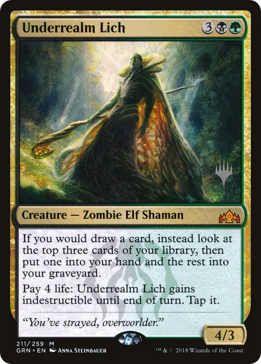 Image for Underrealm Lich (211) (Promo Pack: Zendikar Rising) - Magic: The Gathering