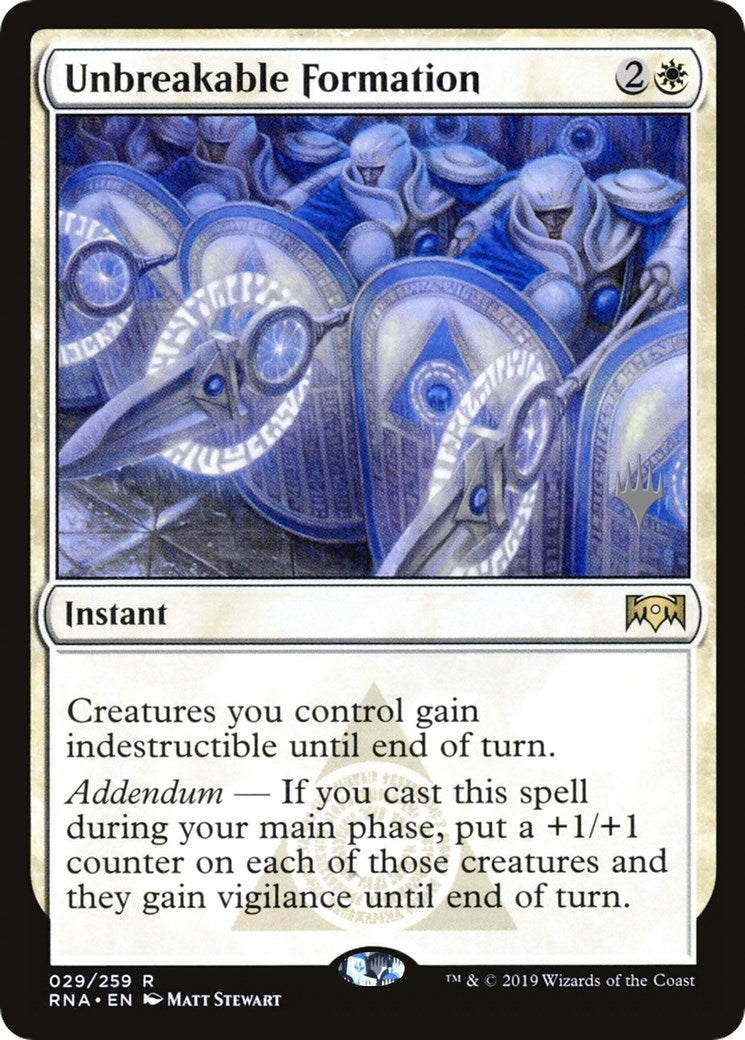 Image for Unbreakable Formation (29) (Promo Pack: Zendikar Rising) - Magic: The Gathering