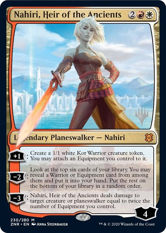 Image for Nahiri, Heir of the Ancients (230) (Promo Pack: Zendikar Rising) - Magic: The Gathering