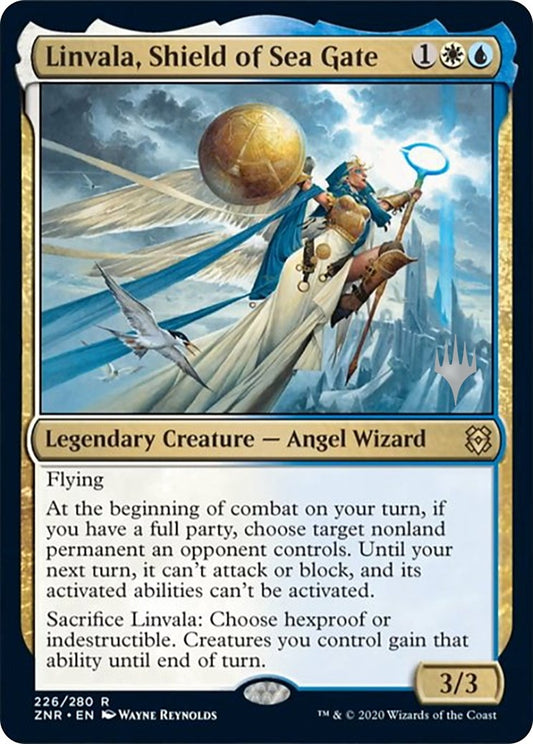 Image for Linvala, Shield of Sea Gate (226) (Promo Pack: Zendikar Rising) - Magic: The Gathering