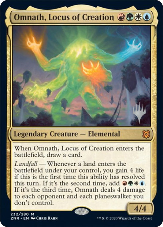 Image for Omnath, Locus of Creation (232) (Promo Pack: Zendikar Rising) - Magic: The Gathering