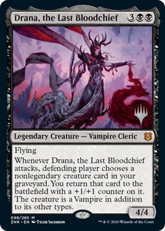 Image for Drana, the Last Bloodchief (98) (Promo Pack: Zendikar Rising) - Magic: The Gathering