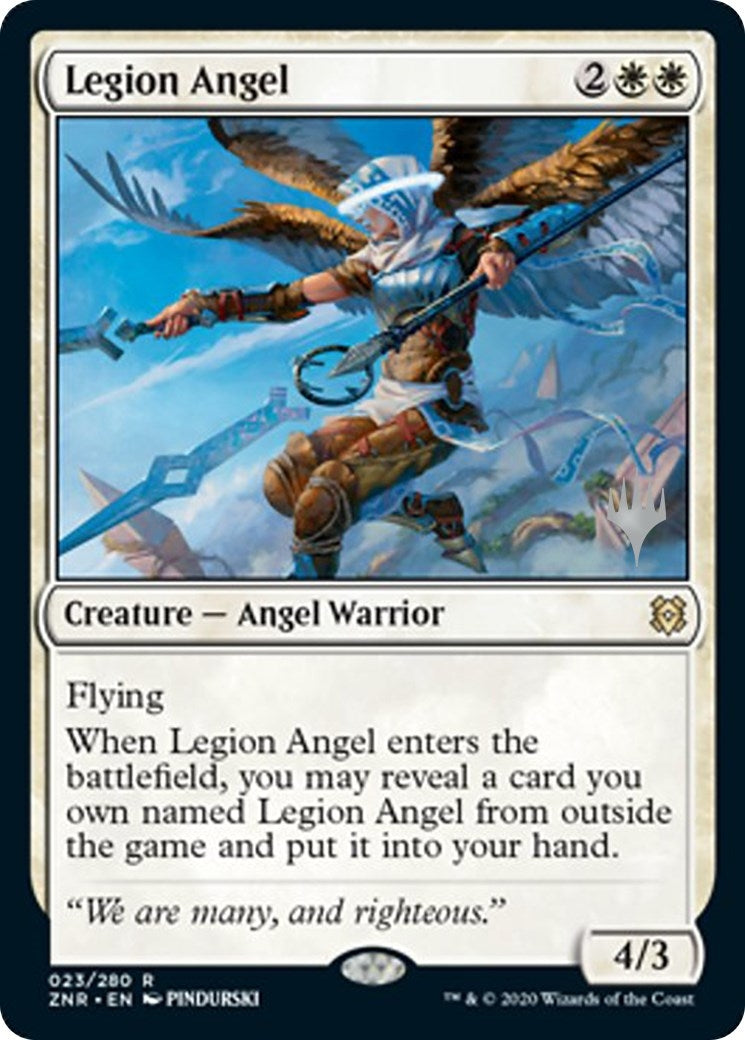 Image for Legion Angel (23) (Promo Pack: Zendikar Rising) - Magic: The Gathering