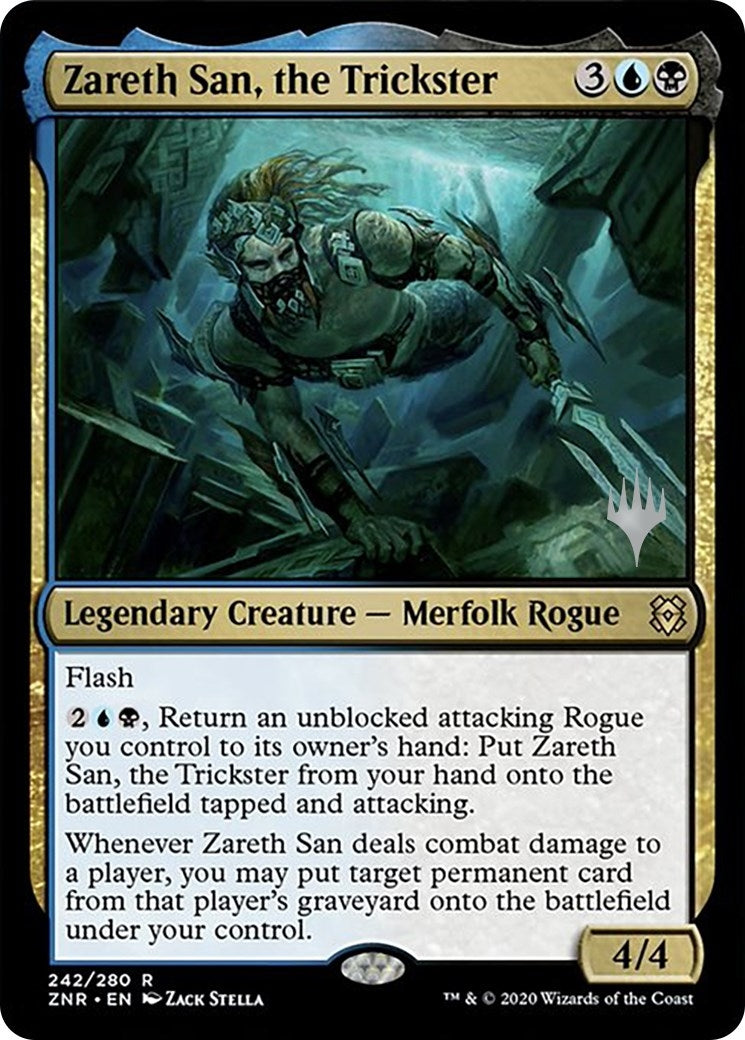 Image for Zareth San, the Trickster (242) (Promo Pack: Zendikar Rising) - Magic: The Gathering