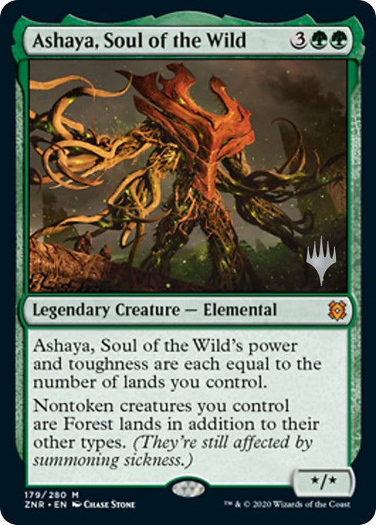 Image for Ashaya, Soul of the Wild (179) (Promo Pack: Zendikar Rising) - Magic: The Gathering