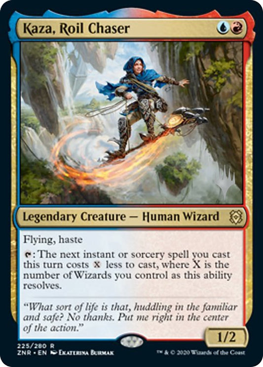 Image for Kaza, Roil Chaser (225) (Promo Pack: Zendikar Rising) - Magic: The Gathering