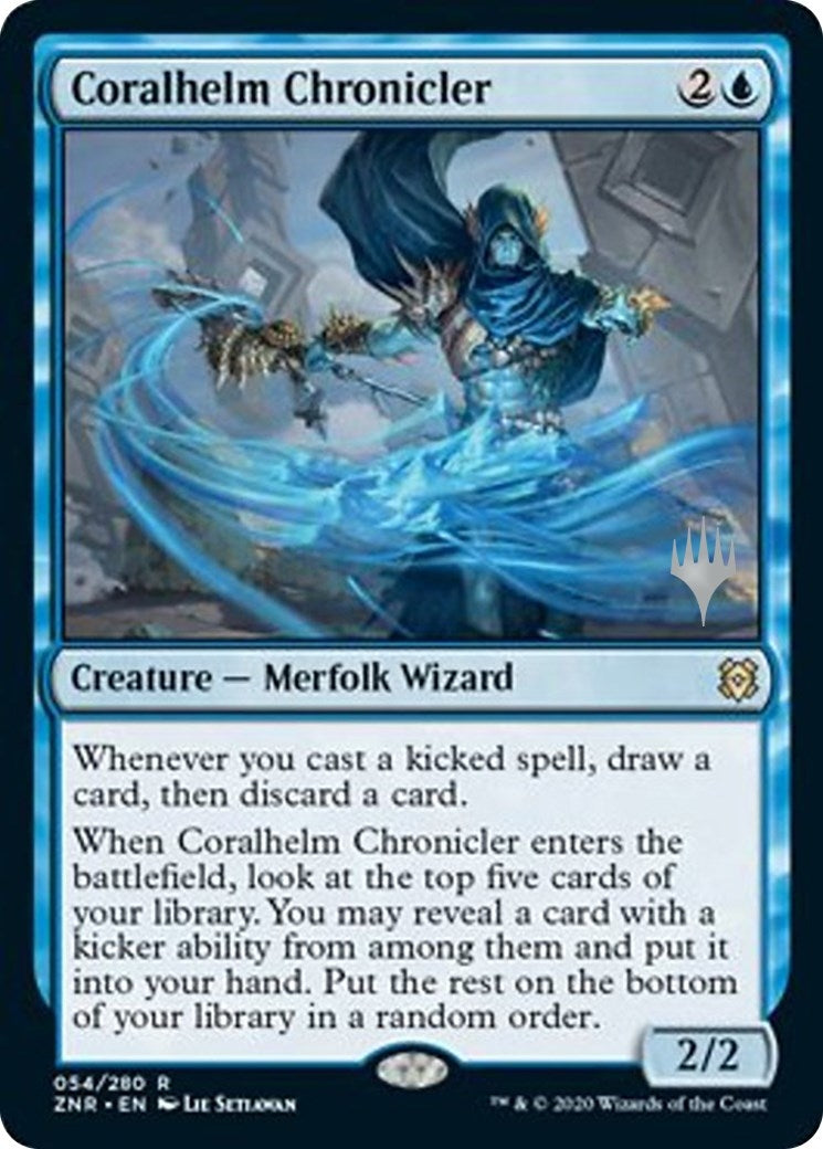 Image for Coralhelm Chronicler (54) (Promo Pack: Zendikar Rising) - Magic: The Gathering