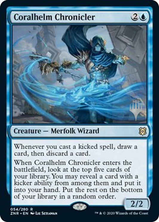 Image for Coralhelm Chronicler (54) (Promo Pack: Zendikar Rising) - Magic: The Gathering