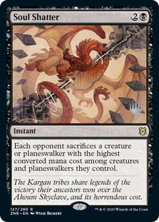 Image for Soul Shatter (127) (Promo Pack: Zendikar Rising) - Magic: The Gathering