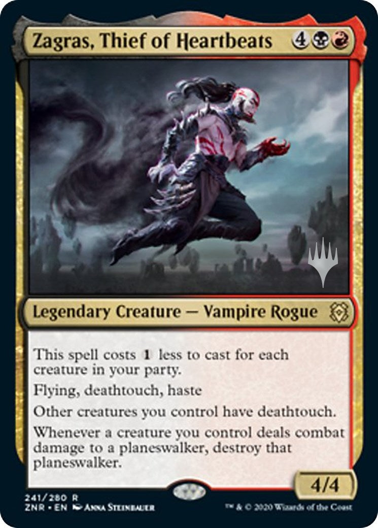 Image for Zagras, Thief of Heartbeats (241) (Promo Pack: Zendikar Rising) - Magic: The Gathering