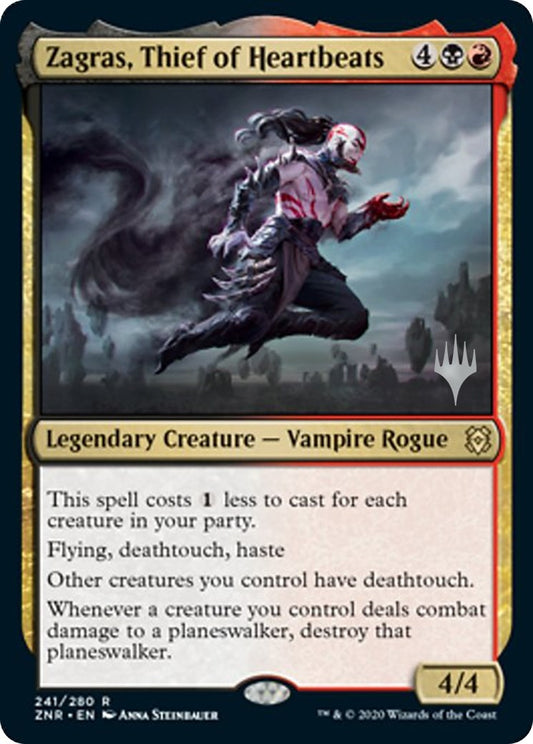 Image for Zagras, Thief of Heartbeats (241) (Promo Pack: Zendikar Rising) - Magic: The Gathering