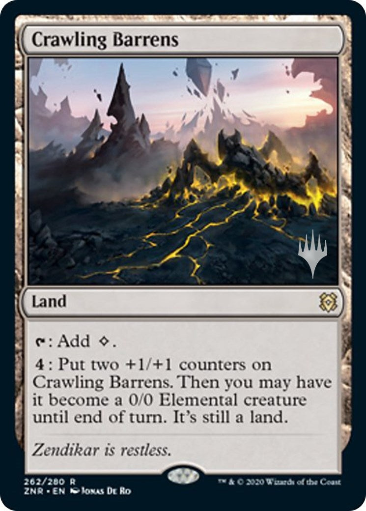 Image for Crawling Barrens (262) (Promo Pack: Zendikar Rising) - Magic: The Gathering