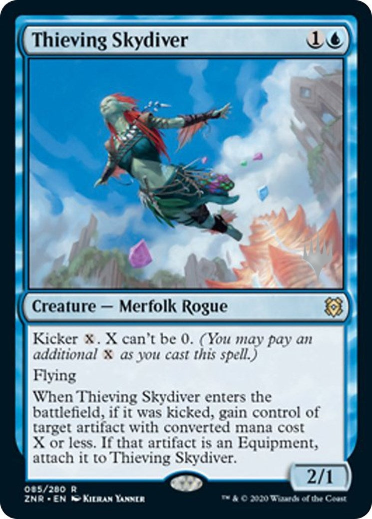 Image for Thieving Skydiver (85) (Promo Pack: Zendikar Rising) - Magic: The Gathering