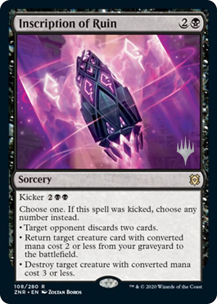 Image for Inscription of Ruin (108) (Promo Pack: Zendikar Rising) - Magic: The Gathering