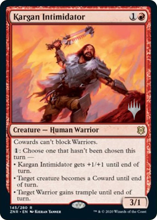 Image for Kargan Intimidator (145) (Promo Pack: Zendikar Rising) - Magic: The Gathering