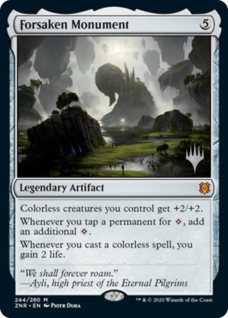Image for Forsaken Monument (244) (Promo Pack: Zendikar Rising) - Magic: The Gathering