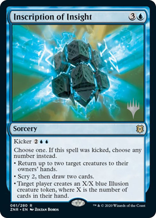 Image for Inscription of Insight (61) (Promo Pack: Zendikar Rising) - Magic: The Gathering