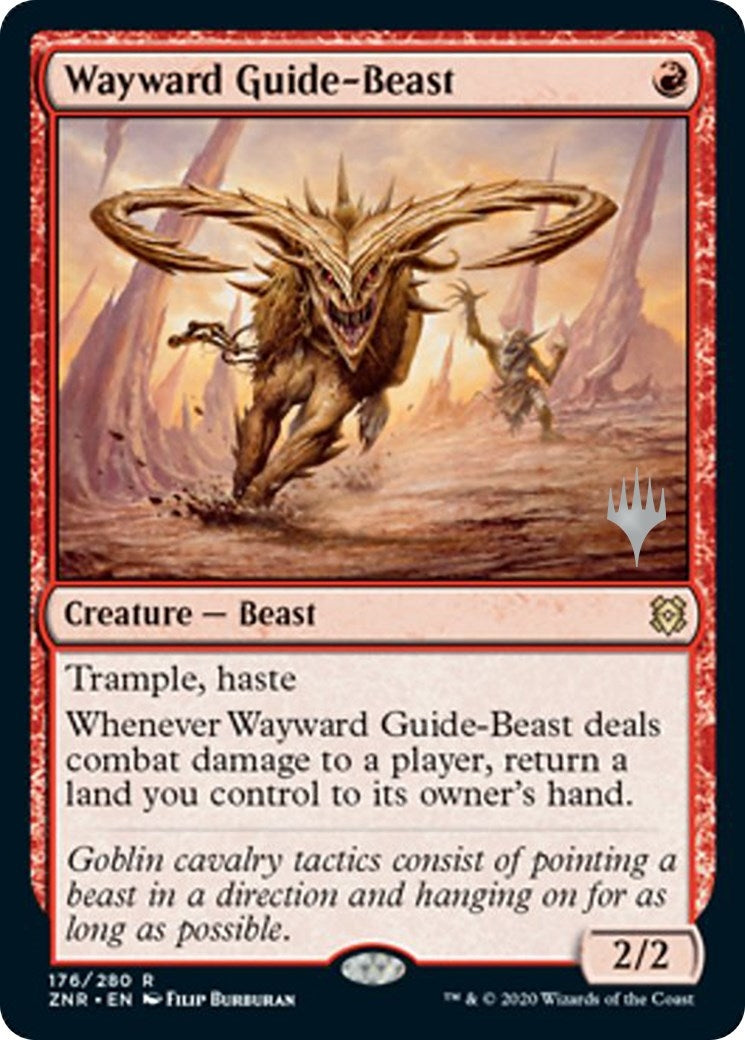 Image for Wayward Guide-Beast (176) (Promo Pack: Zendikar Rising) - Magic: The Gathering