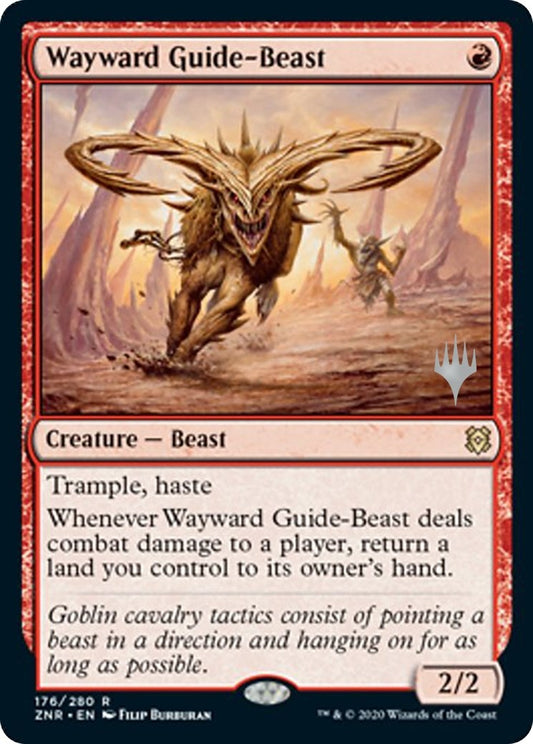 Image for Wayward Guide-Beast (176) (Promo Pack: Zendikar Rising) - Magic: The Gathering
