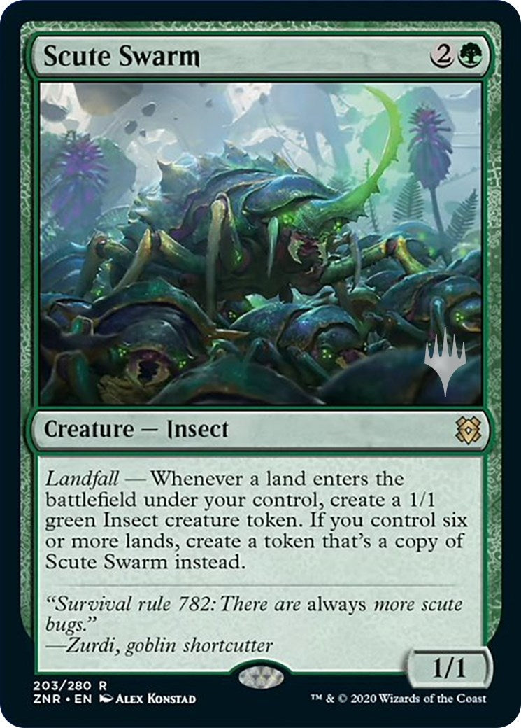 Image for Scute Swarm (203) (Promo Pack: Zendikar Rising) - Magic: The Gathering