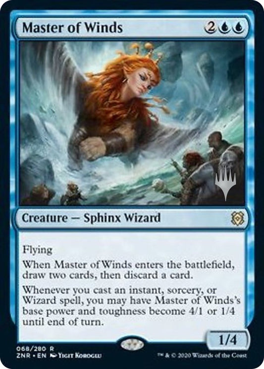 Image for Master of Winds (68) (Promo Pack: Zendikar Rising) - Magic: The Gathering