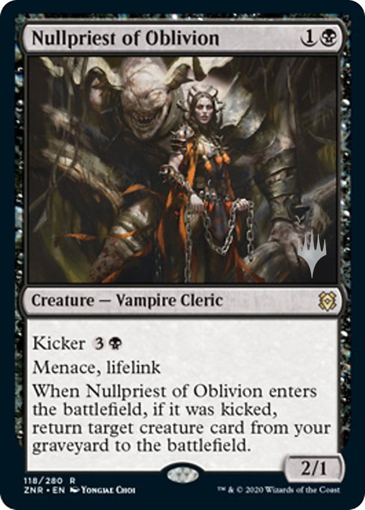 Image for Nullpriest of Oblivion (118) (Promo Pack: Zendikar Rising) - Magic: The Gathering