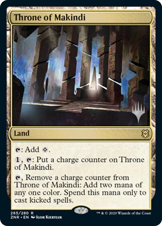 Image for Throne of Makindi (265) (Promo Pack: Zendikar Rising) - Magic: The Gathering