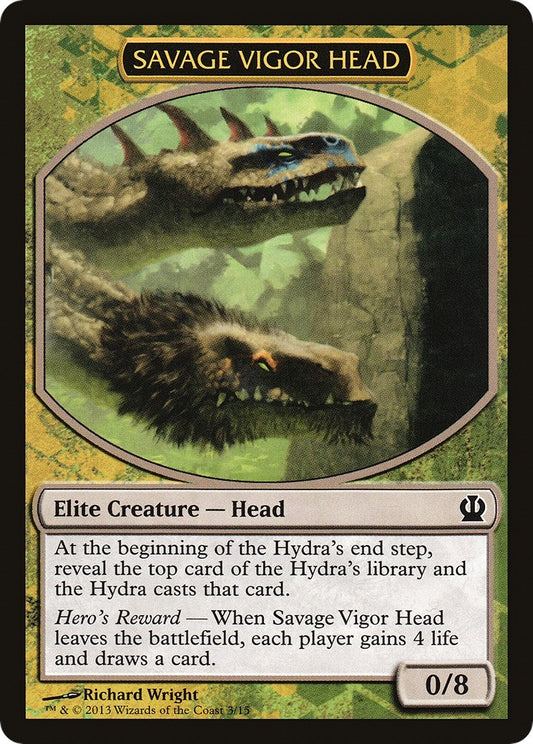 Image for Savage Vigor Head (3) (Hero's Path Promos) - Magic: The Gathering