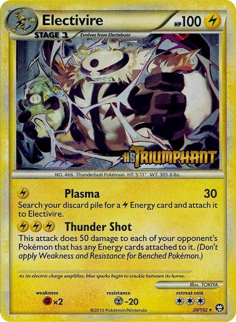 Image for Electivire - 20/102 (Prerelease) (20/102) (HGSS Promos) - Pokemon