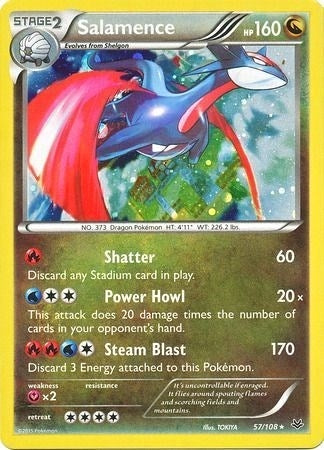 Image for Salamence - 57/108 (Cosmos Holo) (057/108) (Blister Exclusives) - Pokemon
