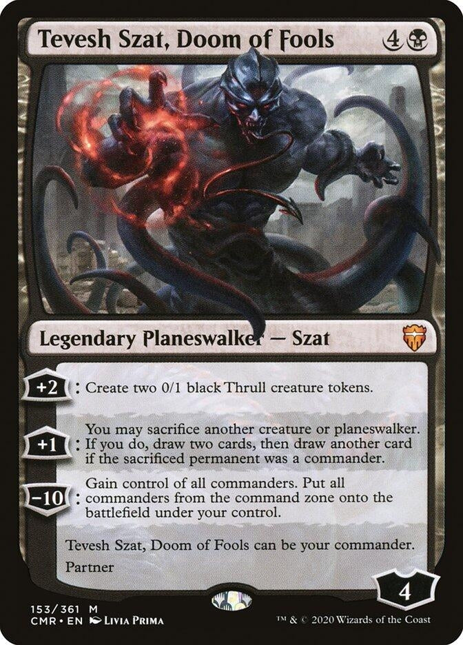 Image for Tevesh Szat, Doom of Fools (153) (Commander Legends) - Magic: The Gathering