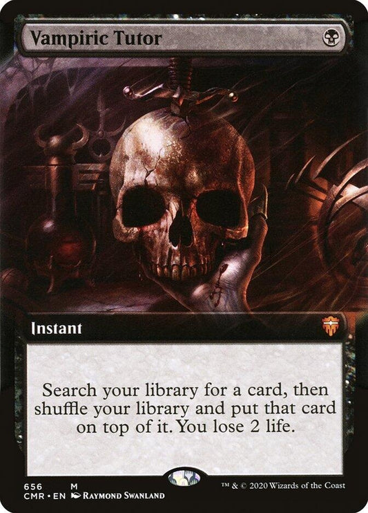 Image for Vampiric Tutor (Extended Art) (656) (Commander Legends) - Magic: The Gathering