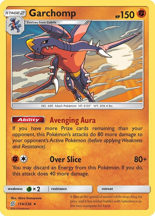 Image for Garchomp - 114/236 (SM Unified Minds) (114/236) (Deck Exclusives) - Pokemon