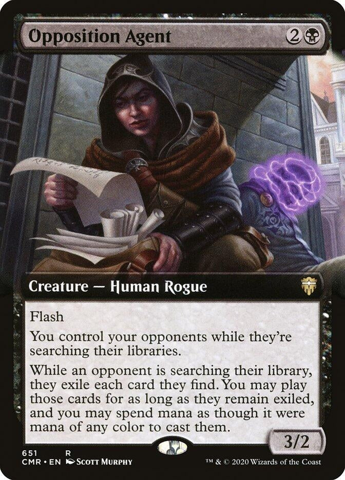 Image for Opposition Agent (Extended Art) (651) (Commander Legends) - Magic: The Gathering