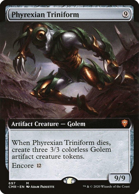 Image for Phyrexian Triniform (Extended Art) (697) (Commander Legends) - Magic: The Gathering